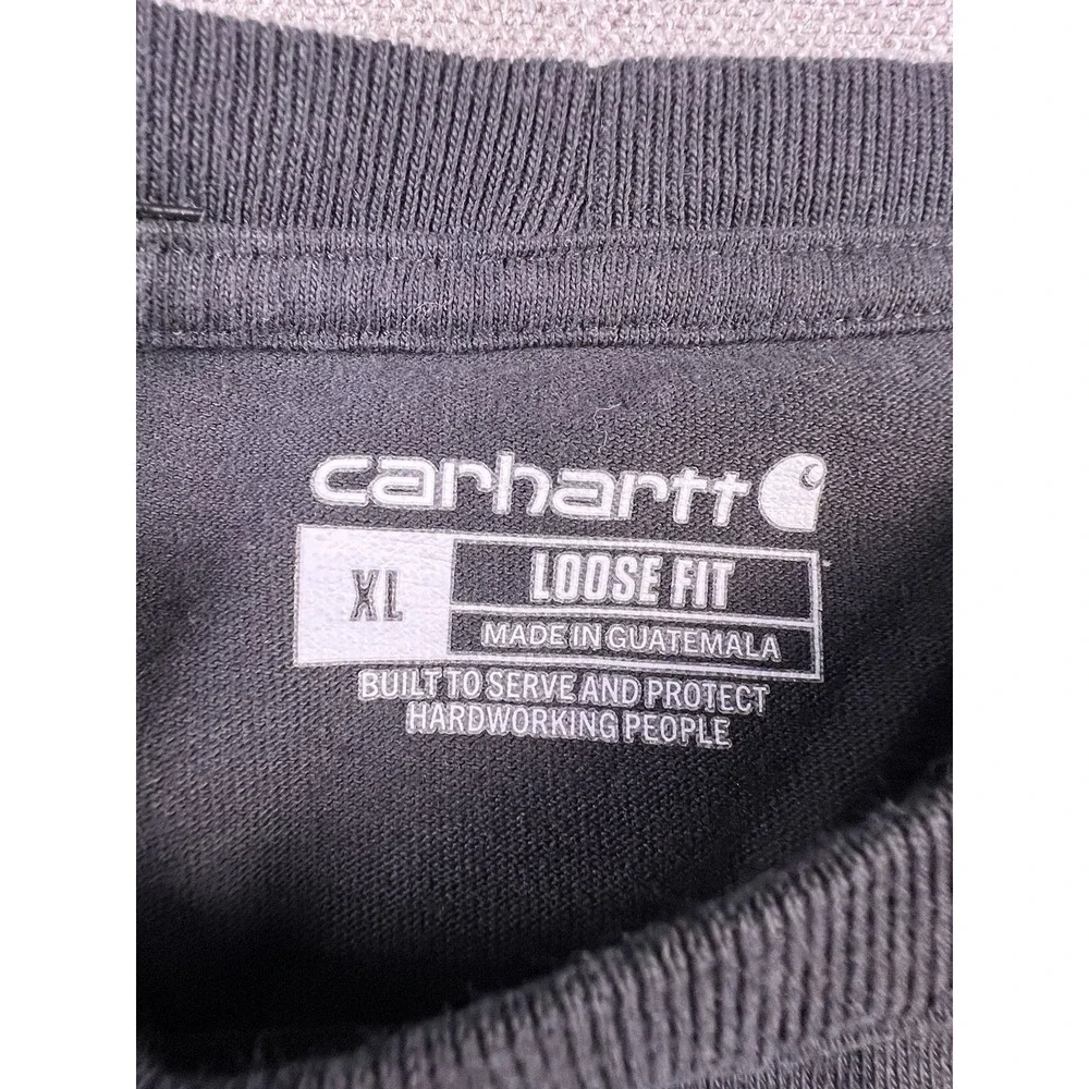 Carhartt Detroit T Shirt Men's XL Black‎ Graphic Print Short Sleeve Casual